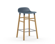 Form Bar Chair 65 cm Oak, blue