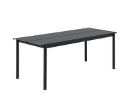 Linear Steel Table 200 cm, black