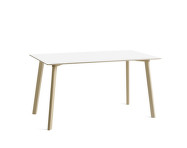 CPH Deux 210 Table L140, pearl white/beech