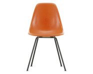 Eames Fiberglass Side Chair DSX, red orange