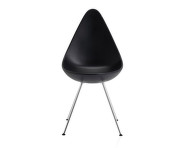 Drop Chair, chrome/black