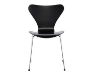 Series 7 Chair Lacquered, chrome/full black