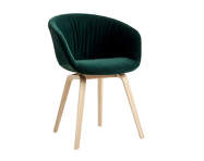AAC 23 Chair Soft Oak Veneer, Lola dark green