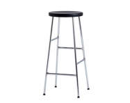 Cornet Bar Stool High Chromed Steel, soft black