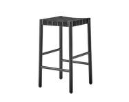 Betty TK7 Counter Stool, black/black webbing