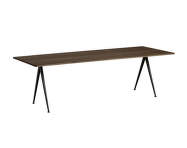 Pyramid Table 02 250x85 Black Steel, smoked oak