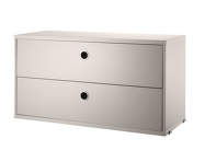 String Chest of Drawers 78 x 30, beige