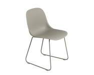 Fiber Side Chair Sled Base, grey