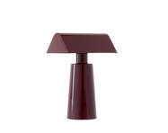 Caret Portable Lamp, dark burgundy