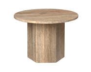 Epic Coffee Table Ø60, warm taupe travertine