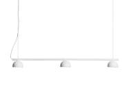 Blush Rail 3 Pendant Lamp, matt white