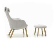 HAL Lounge Chair & Ottoman, cream/sierra grey