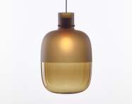 Awa Large PC1130 Pendant Lamp, smoke brown / copper