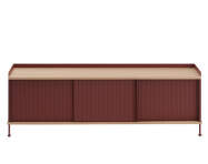 Enfold Sideboard 186x48, oak/deep red