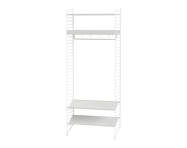 String Hallway R Shelving Set, white