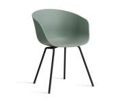 AAC 26 Chair Black Powder Coated Steel, fall green