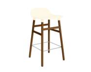 Form Bar Chair 65 cm Walnut, cream