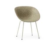 Mat Armchair Steel, seaweed/cream