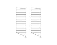 String Floor Panel 85 x 30, 2 pcs, dark grey