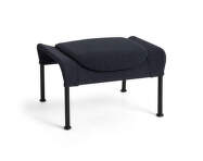 O2 Ottoman, black textile