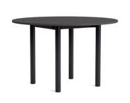 Annex Round Table Ø120, black oak/dark grey