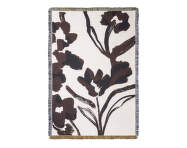 Cilla Tapestry Blanket, off-white/dark grape