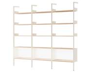 Rombe Configuration K, alabaster/lacquered oak