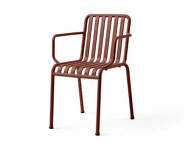 Palissade Armchair, iron red