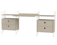 String Workspace C Shelving Set, beige