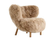 Little Petra VB1 Lounge Chair, oak/sheepskin Honey