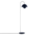 Flowerpot VP12 Floor Lamp, steel blue