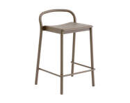 Linear Steel Counter Stool, taupe