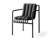 Palissade Dining Armchair Soft Quilted Cushion, anthracite