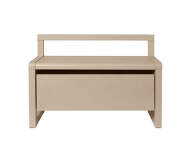 Little Architect Storage Bench, cashmere