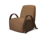 Buur Lounge Chair Raw Bouclé, tan