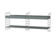 String Outdoor F Shelving System, galvanized