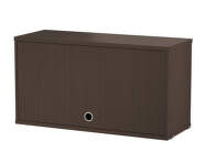String Cabinet with Flip Door, dark oak