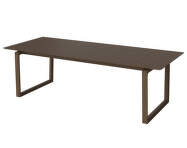 Kuma Extension Dining Table 240x100 cm, dark oiled oak