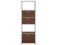 USM Haller Shelving Unit M52, brown