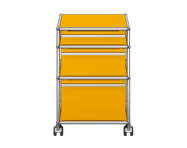 USM Haller M63 Mobile Pedestal, golden yellow