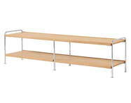 Alima Shelving NDS4, chrome / oak