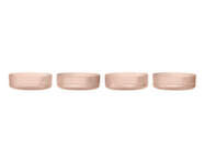 Ripple Serving Bowls Set of 4, blush