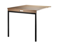 String Folding Table, walnut/black