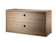 String Chest of Drawers 78 x 30, walnut