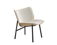 Dapper Lounge Chair, black base / Coda 100