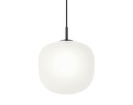 Rime Pendant Lamp Ø25, opal/black