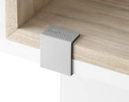 Stacked Clips 2pcs, light grey