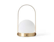 Carrie Portable Table Lamp, brass