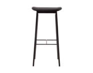 NY11 Bar Stool High, black oak / Ultra Leather Black 41599