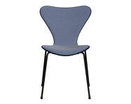 Series 7 Chair Front Upholstered, black/midnight blue